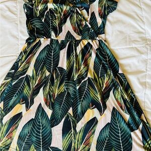 Palm leaf dress